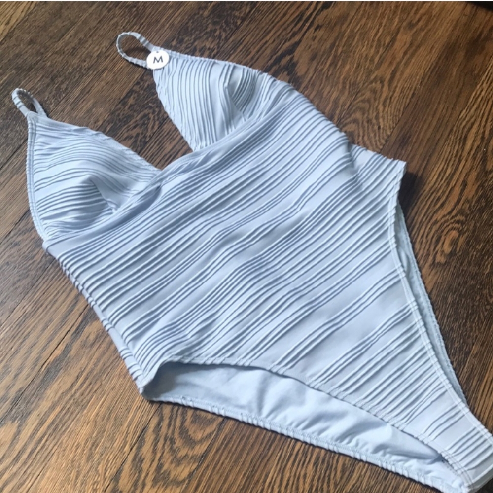 Sky Blue one piece swimsuit
